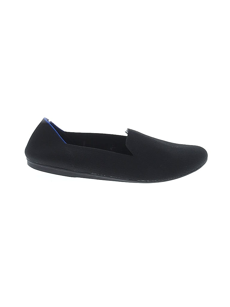 ROTHY'S Solid Black Flats Size 10 1/2 - photo 1