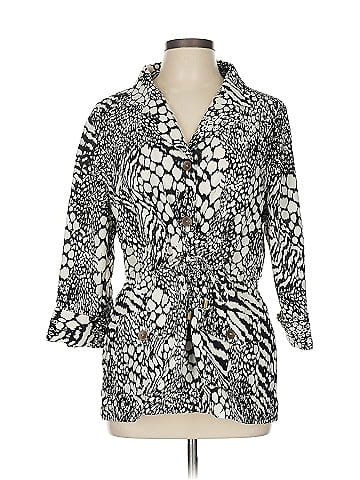 Cali And York 3/4 Sleeve Blouse (view 1)