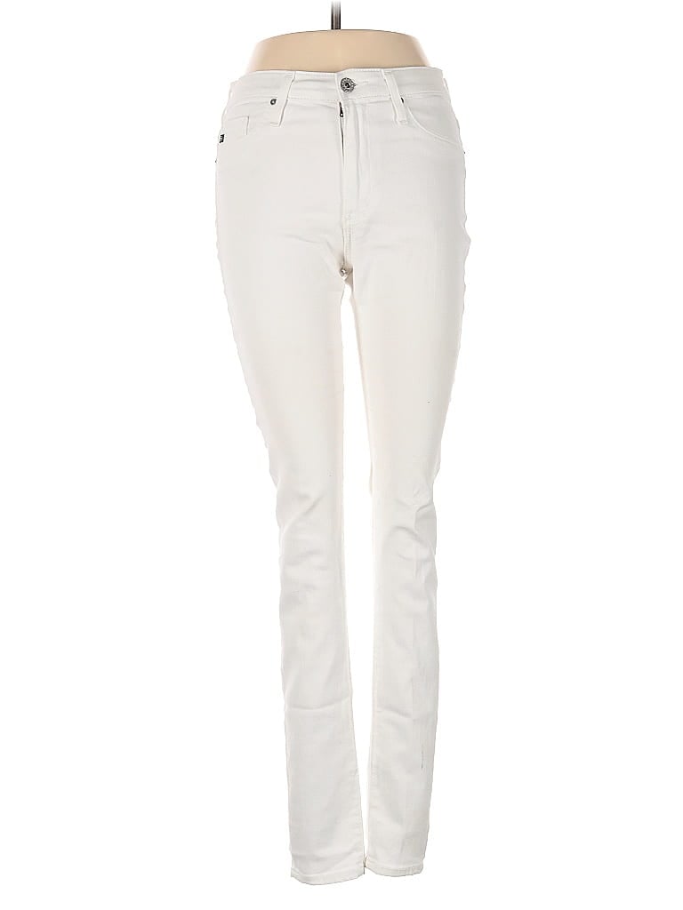 Pre-owned Adriano Goldschmied Jeans In White