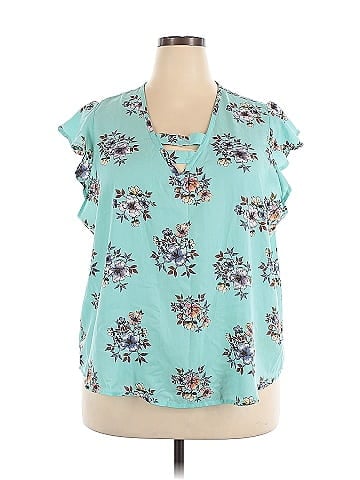K. Jordan Short Sleeve Blouse (view 1)