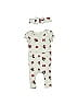 Disney Baby Floral Ivory Gray Short Sleeve Onesie Size 0-3 mo - photo 1