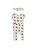 Disney Baby Floral Ivory Gray Short Sleeve Onesie Size 0-3 mo - photo 2