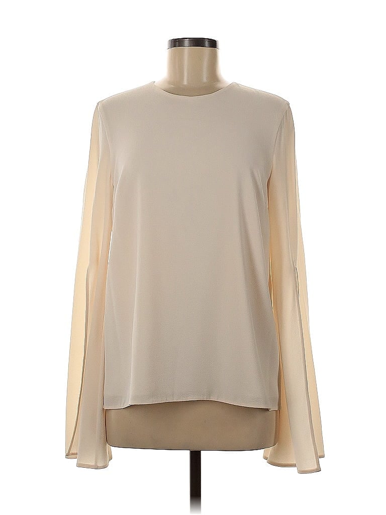 Cushnie Et Ochs Ivory Long Sleeve Blouse Size 6 - photo 1
