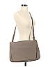 Dagne Dover 100% Leather Solid Gray Tan Leather Messenger One size - photo 2