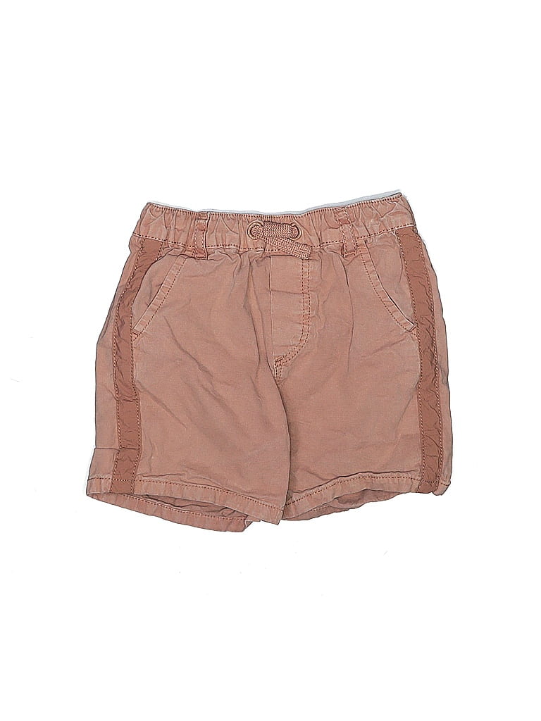Zara Solid Tan Pink Khaki Shorts Size 3 - photo 1