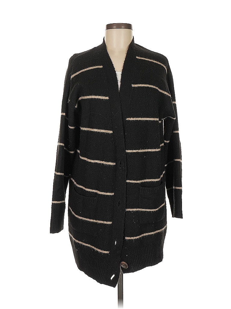 Pre-owned Mng Cardigan Sweater In Black