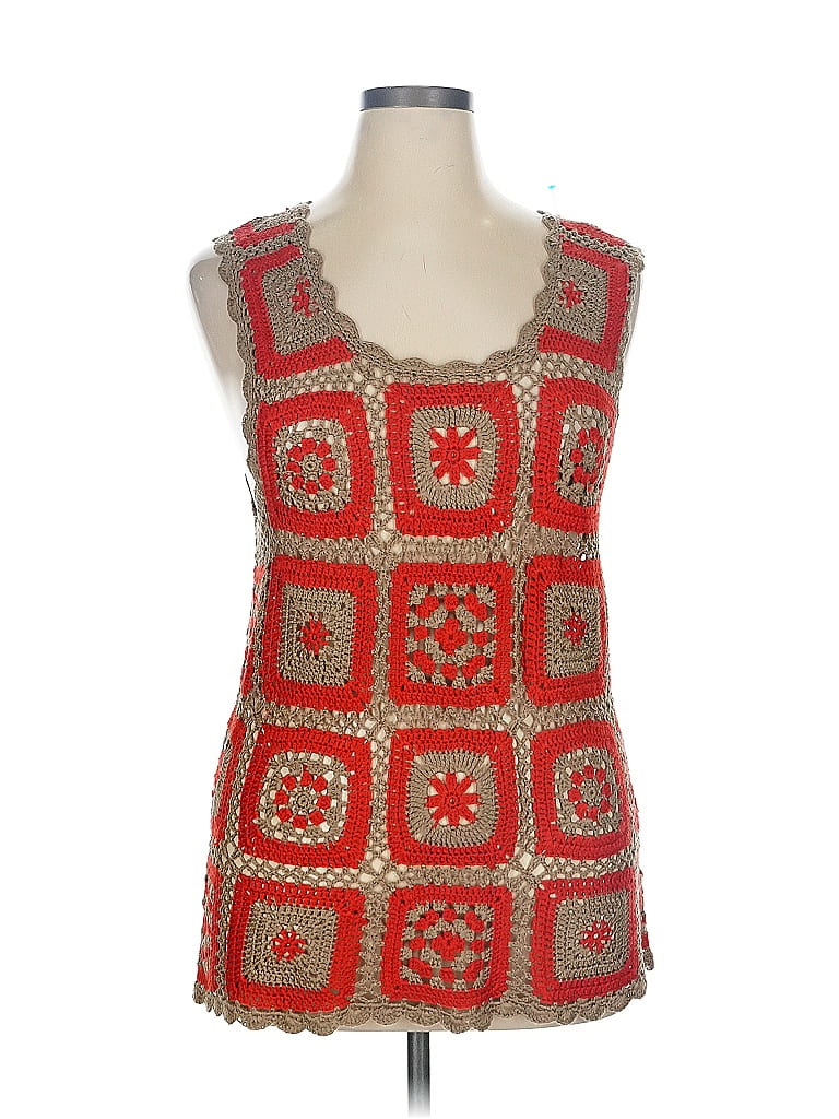 Umgee Quilted Floral Zip Vest