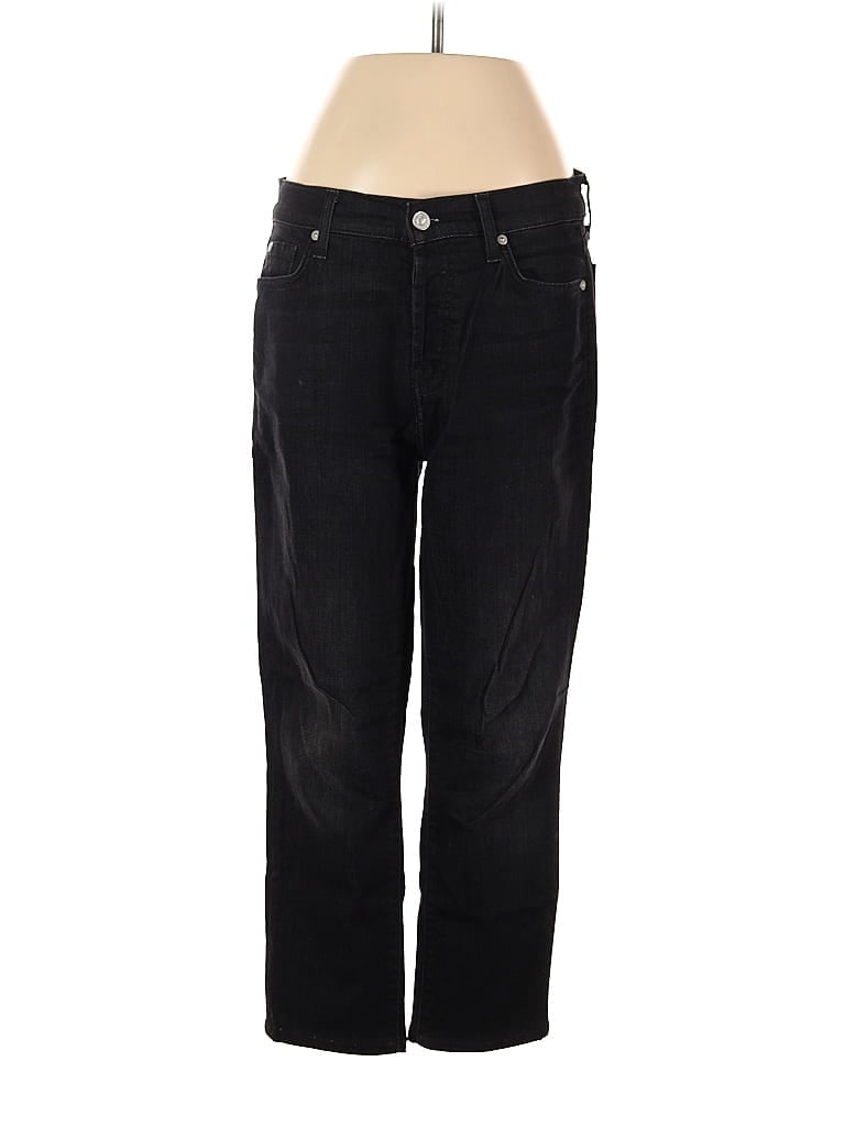Pre-owned 7 For All Mankind Jeans In Black