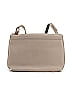 Dagne Dover 100% Leather Solid Gray Tan Leather Messenger One size - photo 3