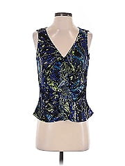 St. John Sleeveless Silk Top