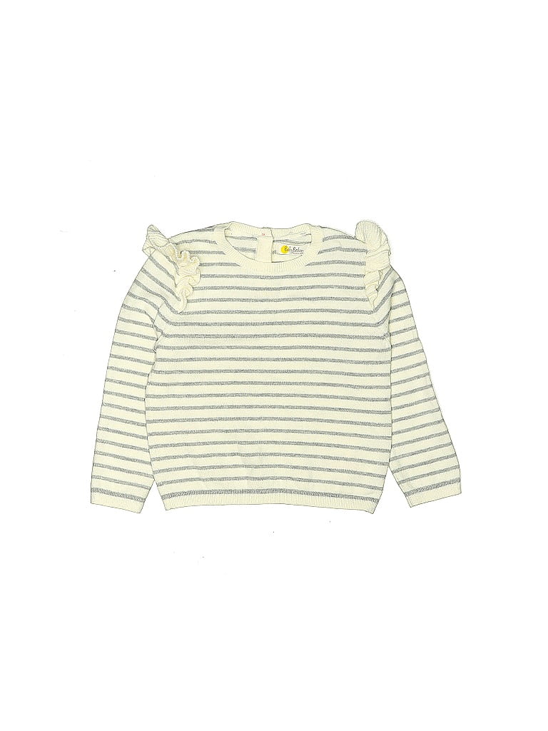 Baby Boden 100% Cotton Ivory Pullover Sweater Size 18-24 mo - photo 1