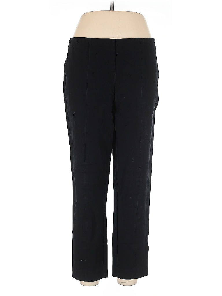 Elie Tahari Solid Black Casual Pants Size XL - photo 1