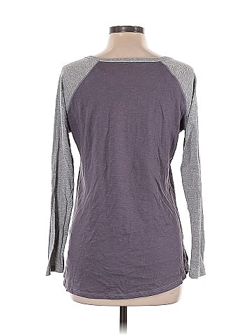 Indigo Long Sleeve Henley (view 2)