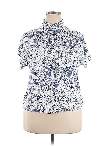 Big Dart Short Sleeve Blouse (view 1)