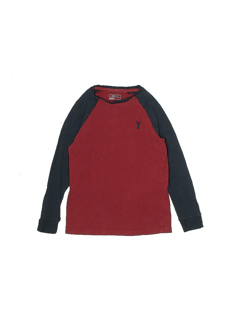 Pre-owned Next Kids' 3/4 Sleeve T-shirt In Burgundy