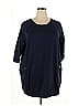 Ellos Blue Sweatshirt Size 22 - photo 1