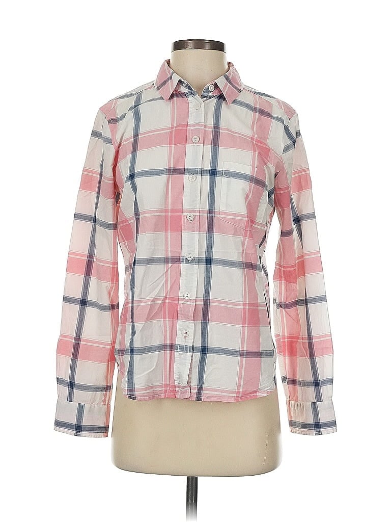 Pre-owned Assorted Brands Long Sleeve Button Down Shirt In Pink
