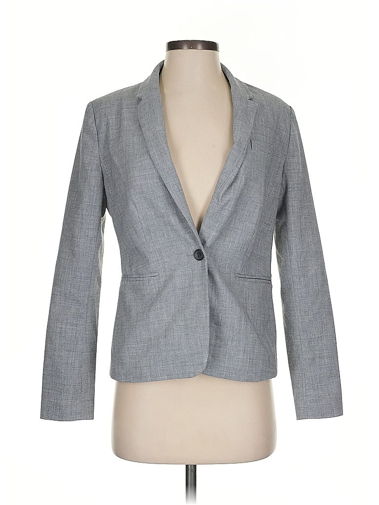 Pre-owned Banana Republic Factory Store Blazer Jacket In Gray