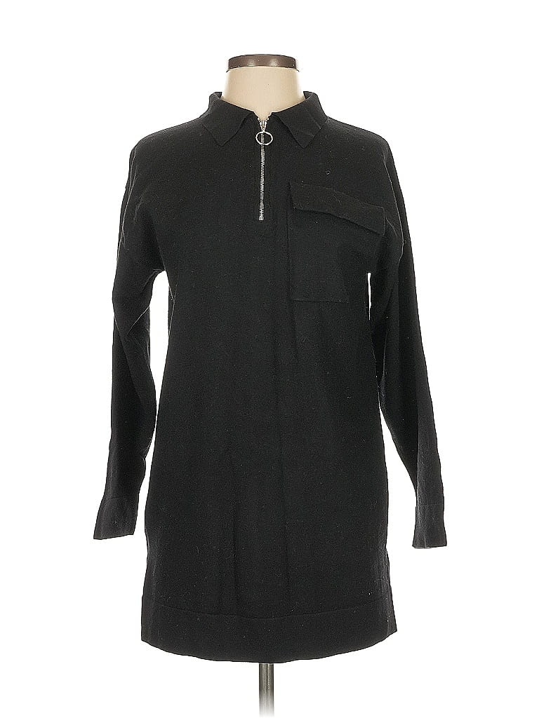 Pre-owned Mng Pullover Sweater In Black