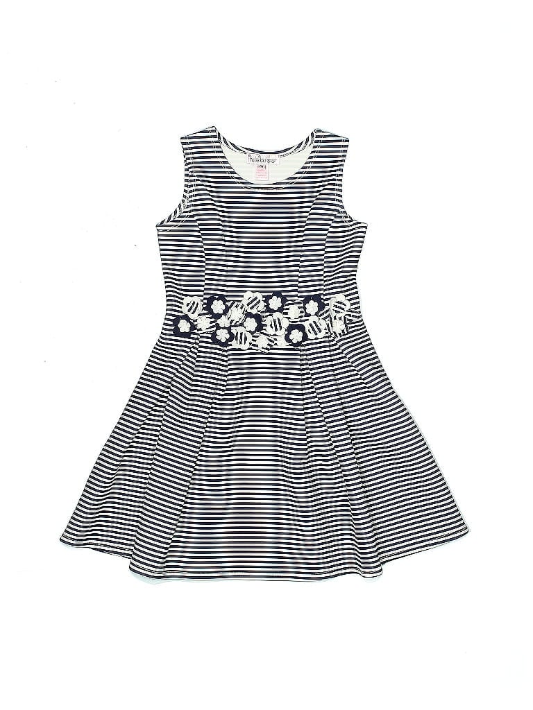 Halabaloo Stripes Gray Dress Size 6X - photo 1
