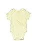 Old Navy Solid Yellow Short Sleeve Onesie Size 6-12 mo - photo 1
