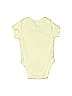 Old Navy Solid Yellow Short Sleeve Onesie Size 6-12 mo - photo 2