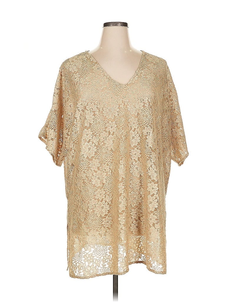 Meritt Tan Casual Dress Size 1X - photo 1