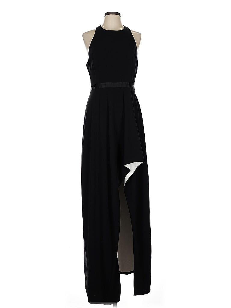 Halston Heritage Black Cocktail Dress Size 12 - photo 1