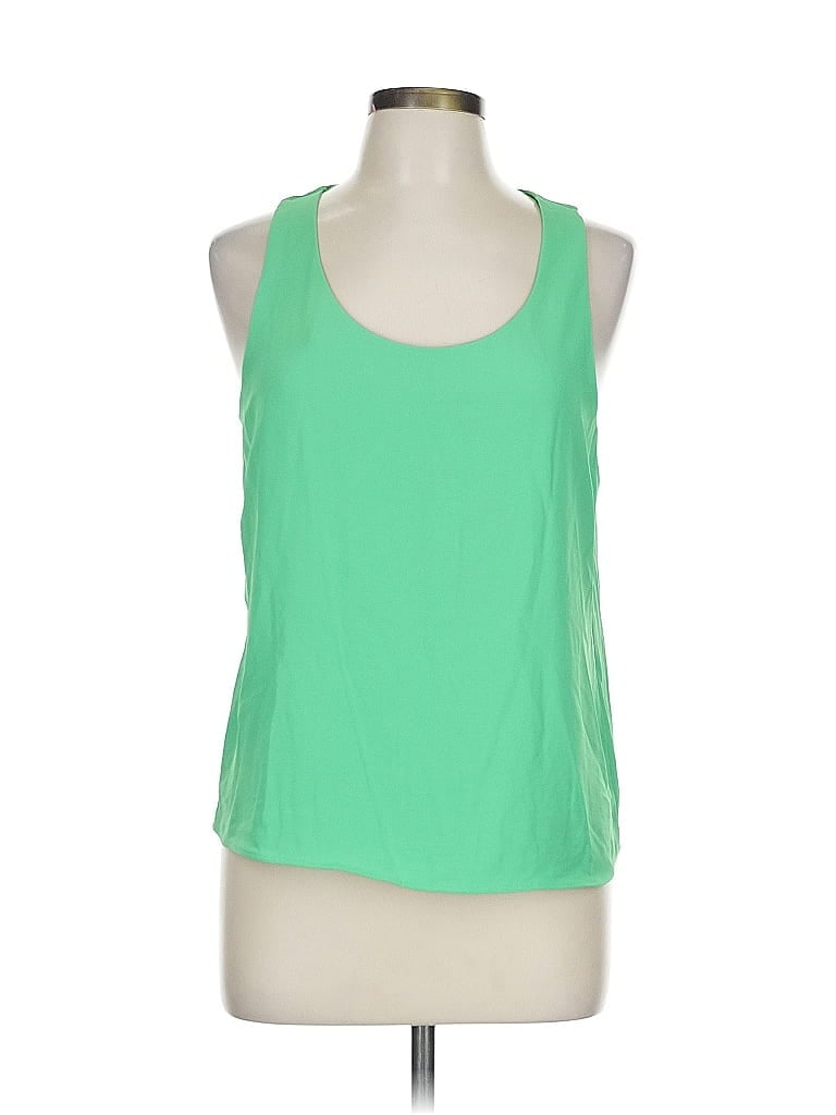 Pre-owned Primark Tank Top Green Halter Neckline Tops