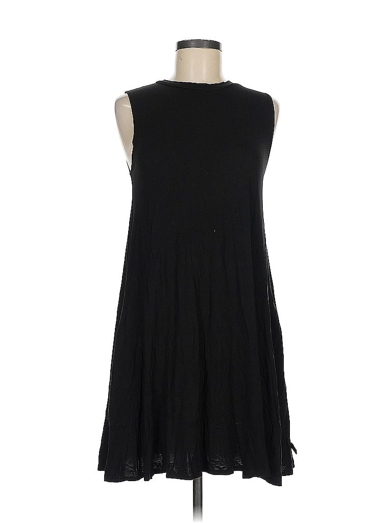 Mercedes-Benz Solid Black Casual Dress Size M - photo 1