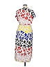 ELOQUII Print Yellow Casual Dress Size 14 - photo 2