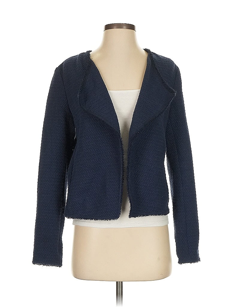 Pre-owned Ann Taylor Blazer Jacket In Blue