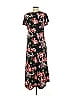 Ma Cherie Maternity Floral Black Casual Dress Size M - photo 2