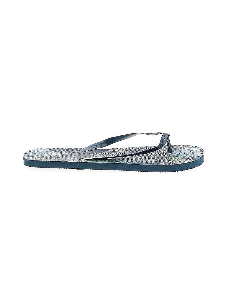 Pre-owned Unbranded Flip Flops In Blue