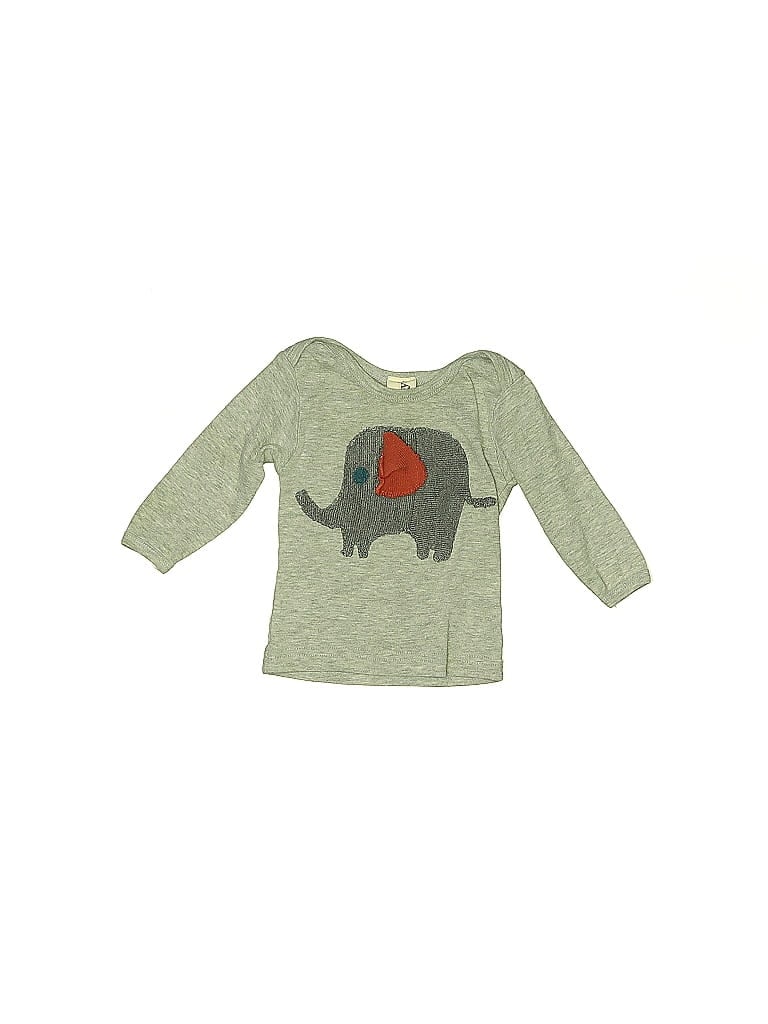 Pre-owned Oh Baby Babies' 3/4 Sleeve T-shirt In Green