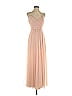 Amsale 100% Polyester Tan Cocktail Dress Size 2 - photo 1