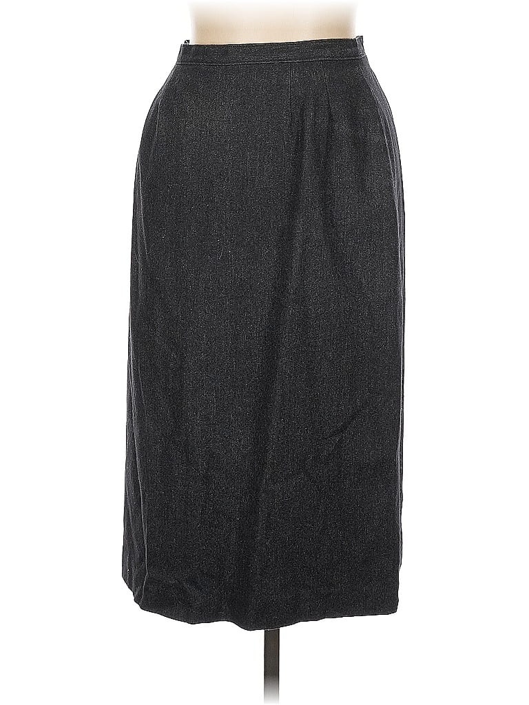 Pre-owned Unbranded Formal Skirt In Gray