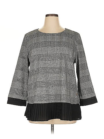 Sharagano 3/4 Sleeve Blouse (view 1)