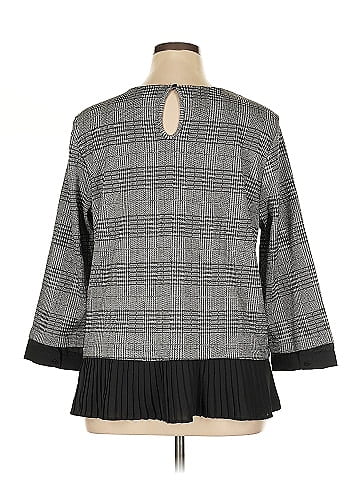 Sharagano 3/4 Sleeve Blouse (view 2)