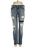 Current/Elliott Graphic Blue Jeans Size 27 waist - photo 1