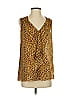 Rachel Roy 100% Polyester Gold Sleeveless Blouse Size XS - photo 1