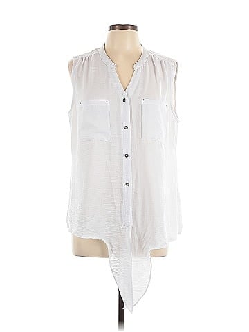 Adrienne Vittadini Sleeveless Button-Down Shirt (view 1)