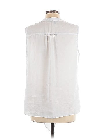 Adrienne Vittadini Sleeveless Button-Down Shirt (view 2)