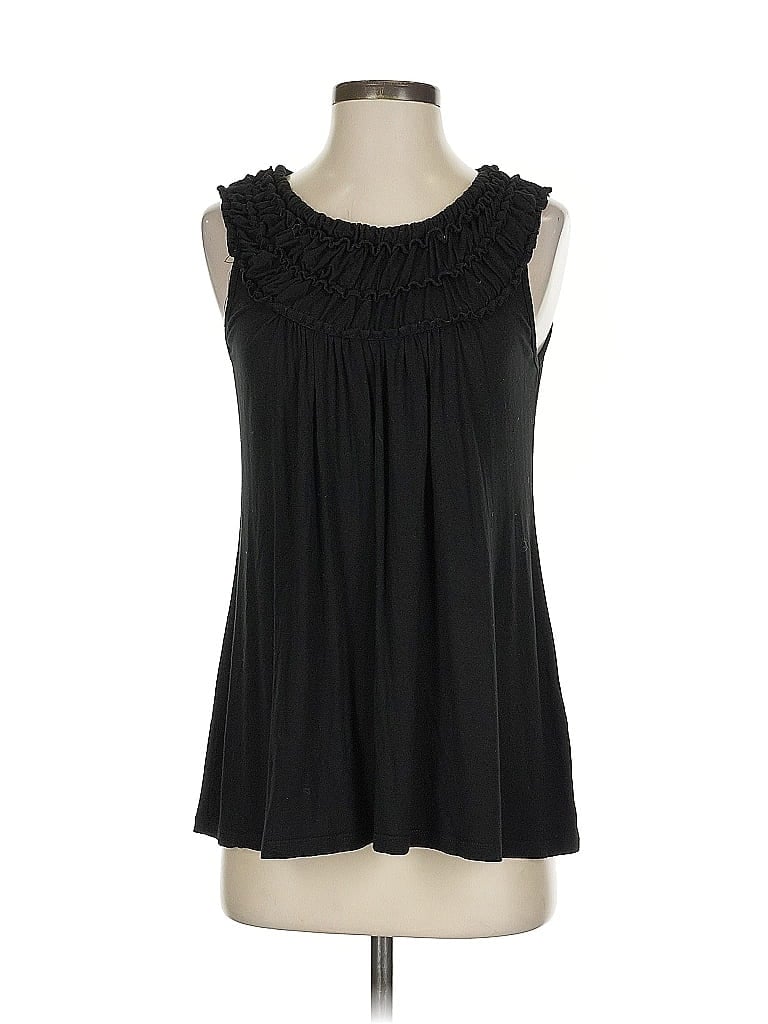 Pre-owned August Silk Casual Dress In Black