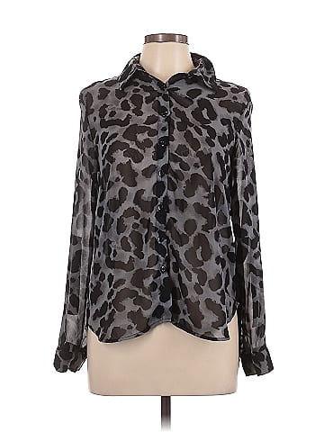 Edge Long Sleeve Blouse (view 1)