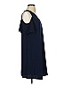 Sugar Lips 100% Polyester Solid Blue Casual Dress Size S - photo 4