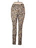 Mia Joy Print Gold Casual Pants Size 14 - photo 1