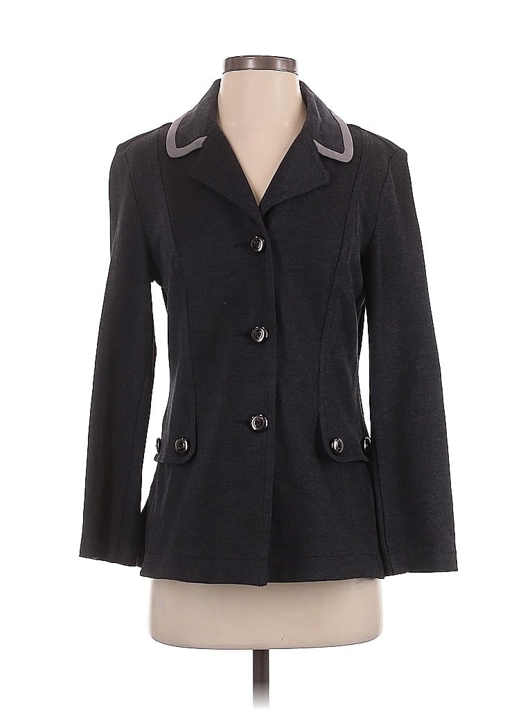 Pre-owned Cabi Blazer Jacket In Gray