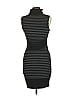Alessandro Miele Stripes Black Cocktail Dress Size M - photo 2