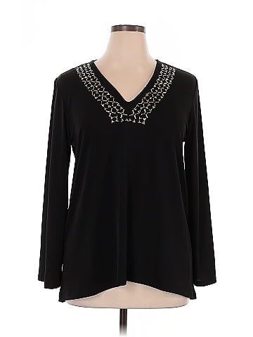 Carmen Carmen Marc Valvo Long Sleeve Blouse (view 1)